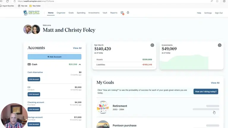 Adding Financial Accounts to Your Financial Dashboard